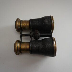 Antique/Vintage Opera Glasses Brass Binoculars Chevalier Paris 1920/30 No Case